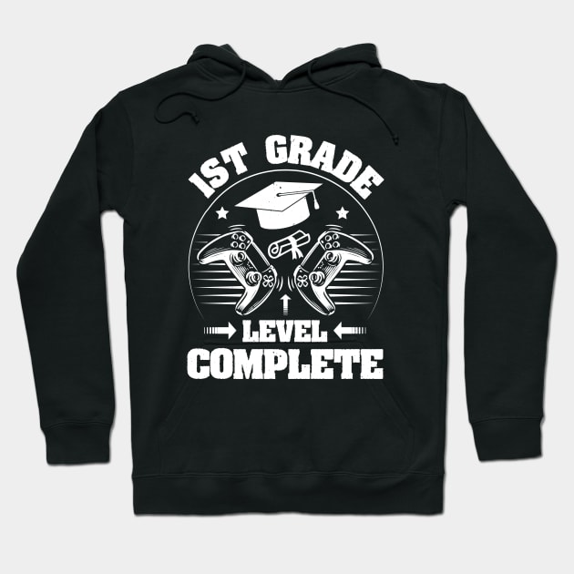 1st Grade Level Complete - Gamer Hoodie by busines_night